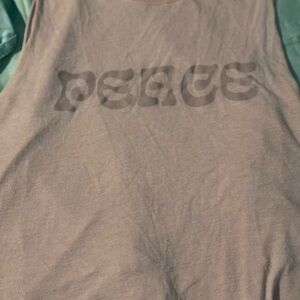 Spiritual Gangster Tank Top with Peace Design